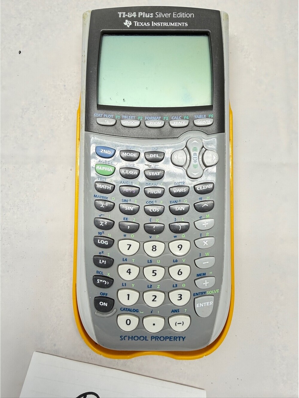 Texas Instruments TI-84 Plus Silver Edition Graphing Calculator - B-2